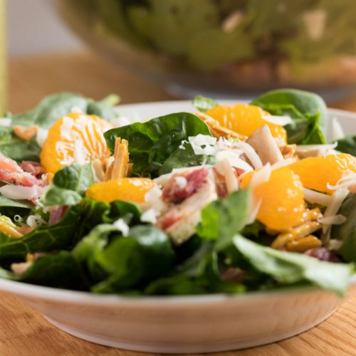 spinach strawberry mandarin orange salad with poppy seed dressing Spinach Strawberry Salad with Poppyseed Dressing
