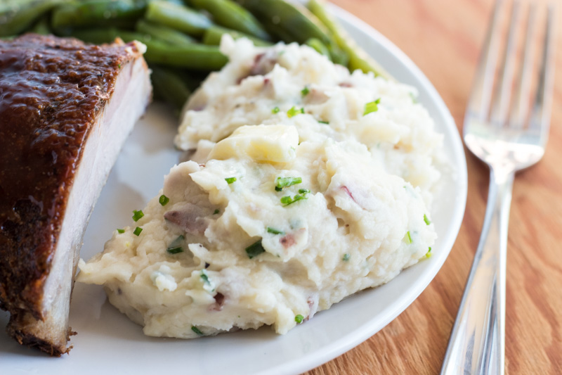 Garlic Parmesan Mashed Potatoes | The Cook's Treat