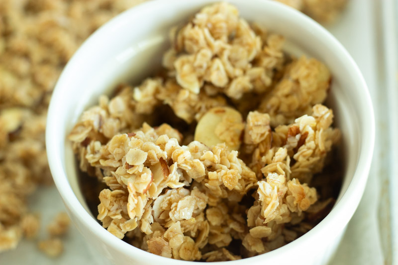 Soft and Chewy Granola {Honey-Sweetened} - The Cook's Treat